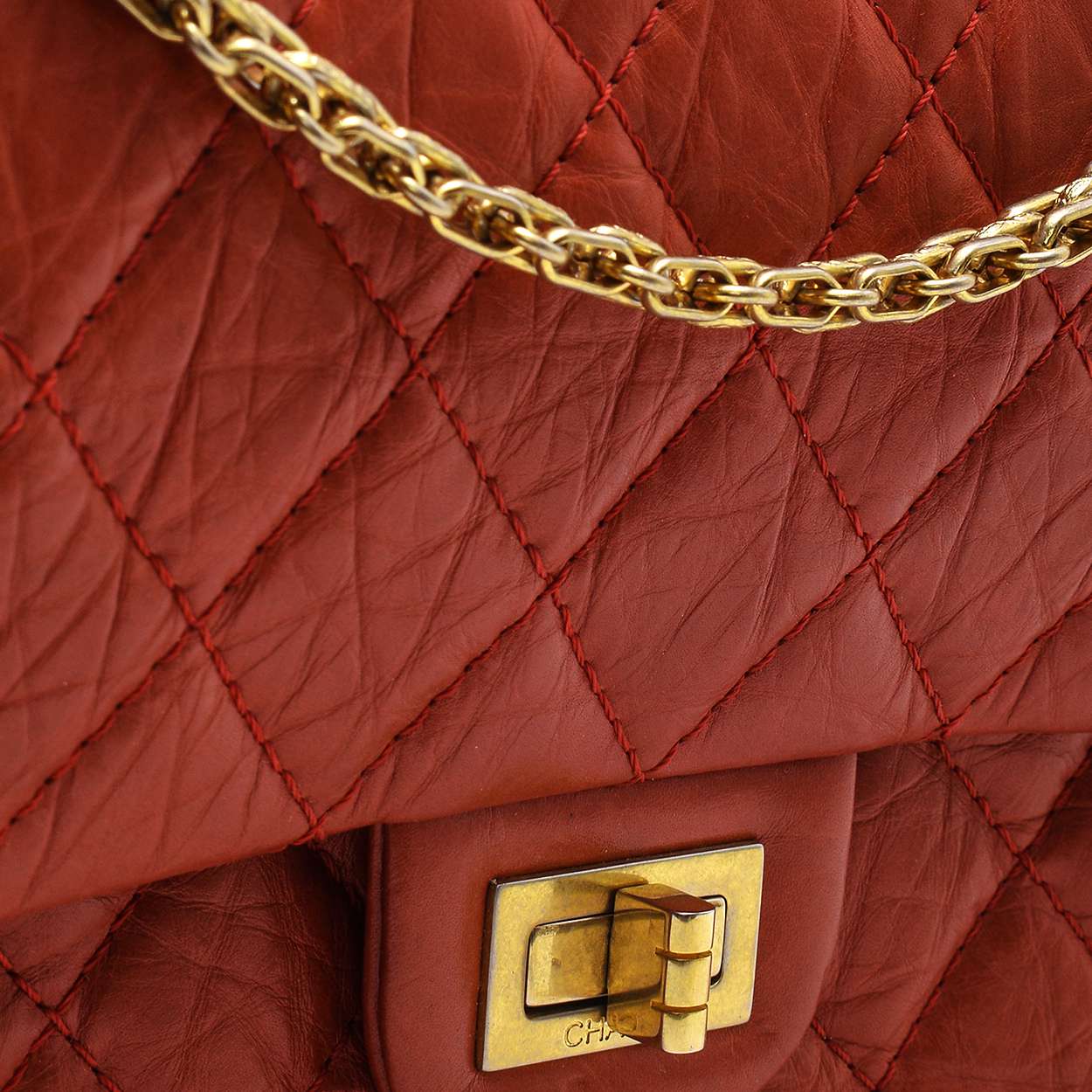 Chanel 2.55 sale red